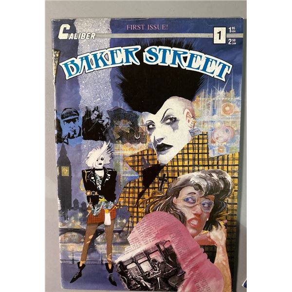 Baker Street #1 (Caliber Comics, 1989) First Issue Copper Age Comic