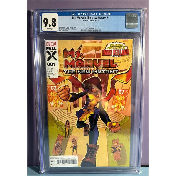 CGC 9.8 Ms. Marvel: The New Mutant #1 (2023) Sara Pichelli Cover Marvel