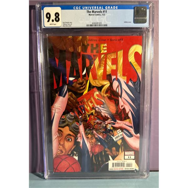 The Marvels #11 CGC 9.8 Marvel Comics 7/22 Yildiray Cinar Infinity Cover
