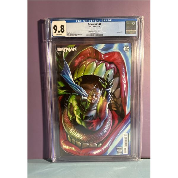 Batman #141 CGC 9.8 NM/Mint Felipe Massafea Variant Cover DC Comics 2024