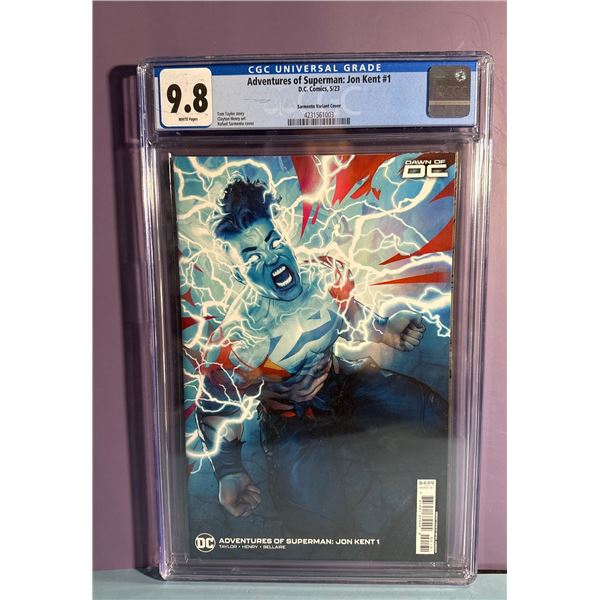 Adventures of Superman: Jon Kent #1 CGC 9.8 Sarmento Variant Cover DC 2023
