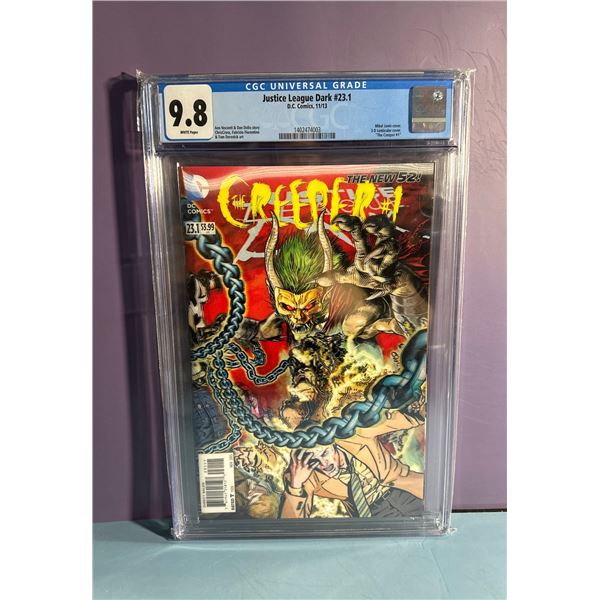 Justice League Dark #23.1 CGC 9.8 The Creeper 3-D Lenticular Cover DC 2013