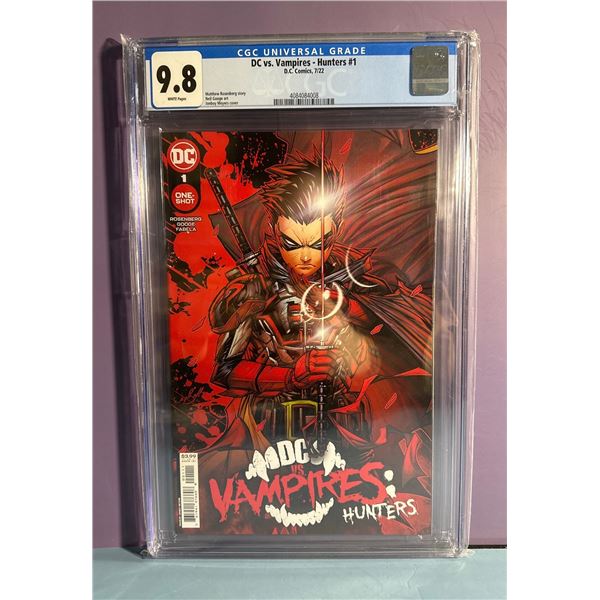 DC vs. Vampires: Hunters #1 CGC 9.8 White Pages (DC Comics, 2022) One-Shot