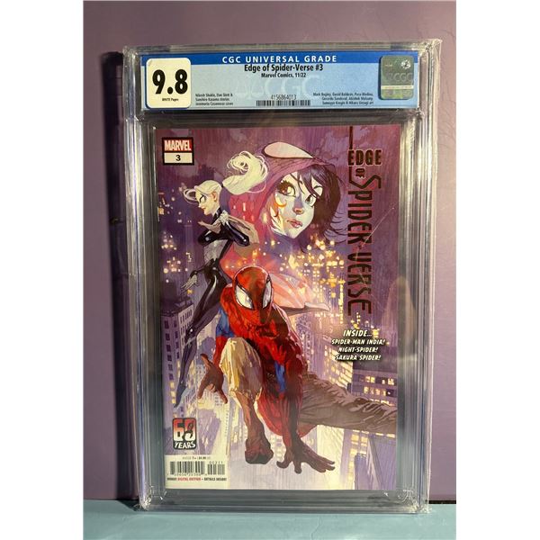Edge of Spider-Verse #3 (Marvel, 2022) CGC 9.8 Josemaria Casanovas Cover