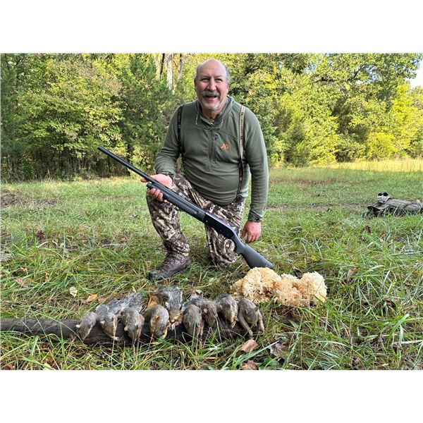 Fully guided Missouri Squirrel Hunt/Epicurean Experience for 2