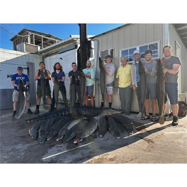 Louisiana Garfish Trip for 4 Anglers