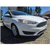 Image 5 : DUNCAN - 2017 FORD FOCUS WHITE 154252 KMS - D297212