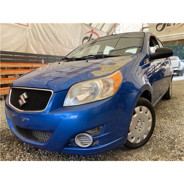 PARKSVILLE - 2010 SUZUKI SWIFT BLUE 218476 KMS - B092717