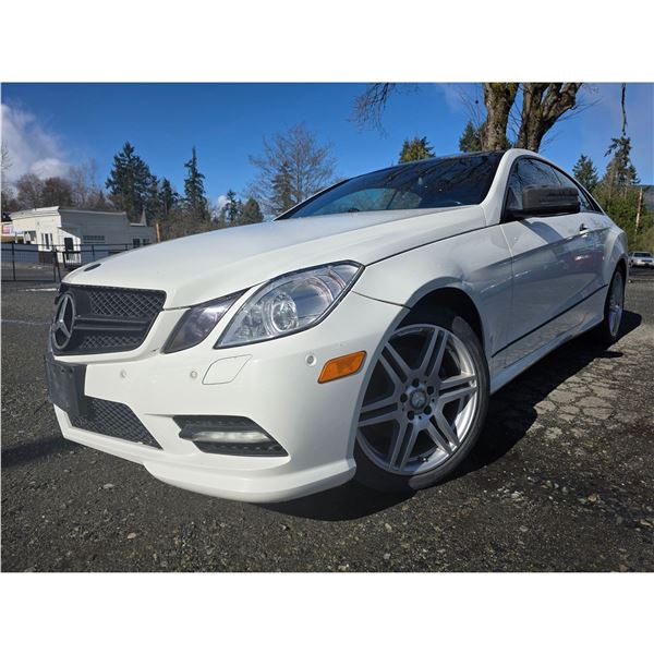 DUNCAN - 2012 MERCEDES-BENZ E-CLASS WHITE 243215 KMS - D173653
