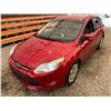 Image 4 : PARKSVILLE - 2012 FORD FOCUS RED 183077 KMS - D306000