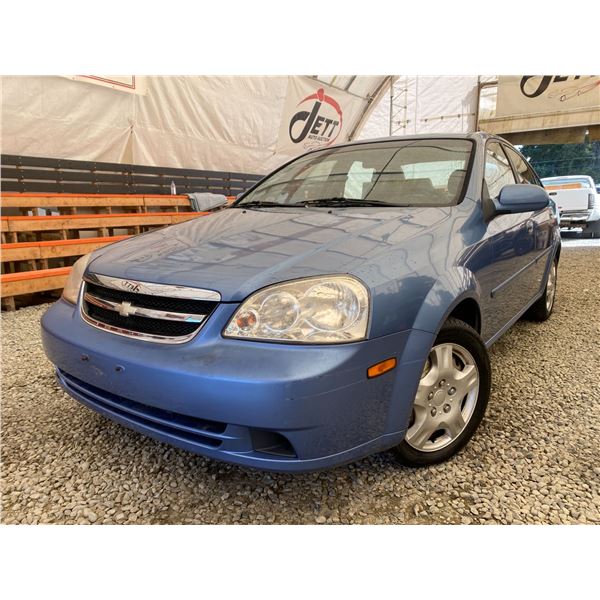 PARKSVILLE - 2004 CHEVROLET OPTRA BLUE 196184 KMS - B960261