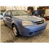 Image 8 : PARKSVILLE - 2004 CHEVROLET OPTRA BLUE 196184 KMS - B960261