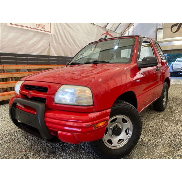 PARKSVILLE - 1999 SUZUKI VITARA RED  419546KMS - P102348