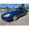 Image 1 : DUNCAN - 2003 HONDA ACCORD BLUE  330130 KMS - D801460