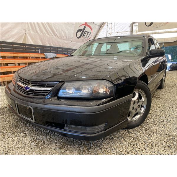 PARKSVILLE - 2003 CHEVROLET IMPALA BLACK 272659 KMS - P199321