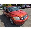 Image 6 : DUNCAN - 2010 DODGE CALIBER ORANGE 203092 KMS - J605825