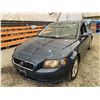 Image 3 : PARKSVILLE - 2006 VOLVO S40 BLUE 226938 MILES - D189493