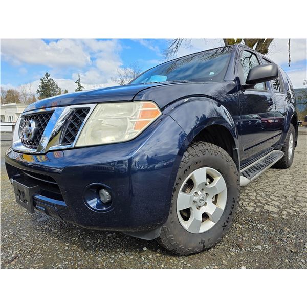 DUNCAN - 2008 NISSAN PATHFINDER BLUE 206004 KMS - J656199