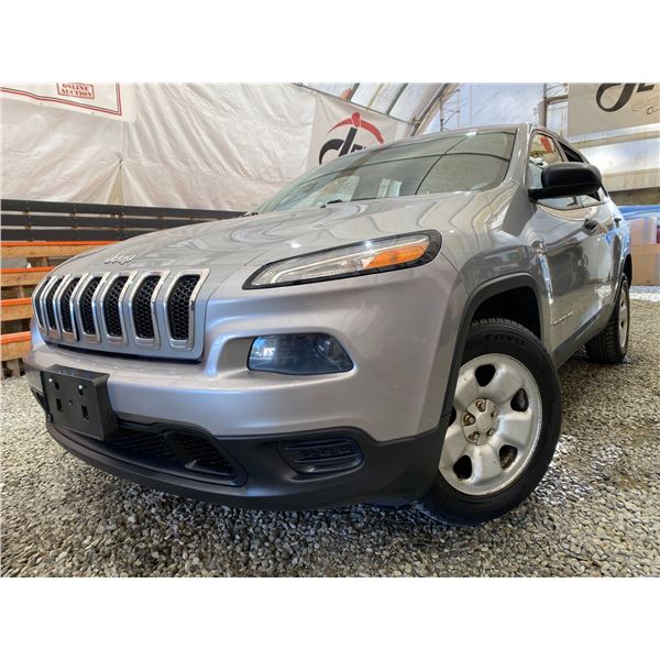 PARKSVILLE - 2014 JEEP CHEROKEE GREY 329433 KMS - D139688