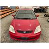 Image 7 : PARKSVILLE - 2002 HONDA CIVIC RED 336902 KMS - D600761