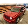 Image 4 : PARKSVILLE - 2008 JEEP PATRIOT RED 209594 KMS - B538076