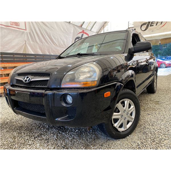 PARKSVILLE - 2009 HYUNDAI TUCSON BLACK 230804 KMS - B958865