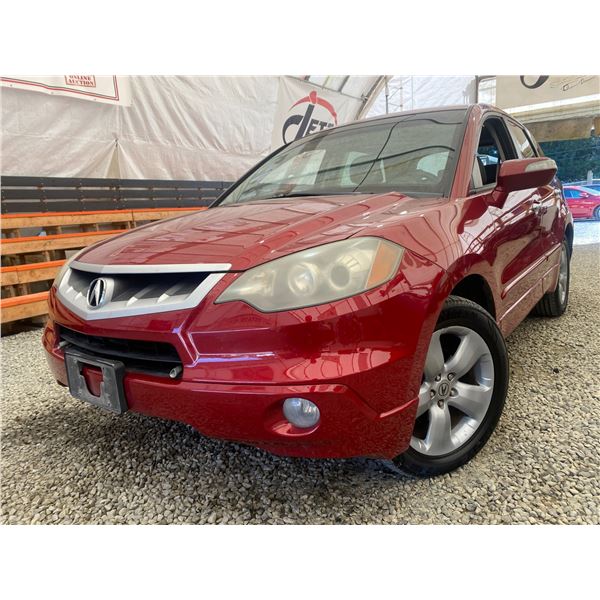 PARKSVILLE - 2007 ACURA RDX RED 218335 KMS - D802592