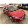 Image 10 : PARKSVILLE - 2018 HYUNDAI ELANTRA RED 174743 KMS - J662472