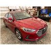 Image 9 : PARKSVILLE - 2018 HYUNDAI ELANTRA RED 174743 KMS - J662472