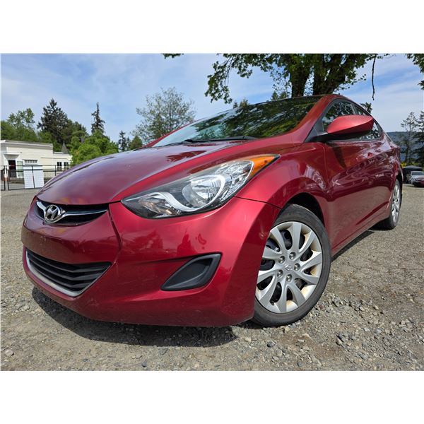 DUNCAN - 2012 HYUNDAI ELANTRA RED 137046 KMS - B143204