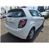 Image 9 : DUNCAN - 2015 CHEVROLET SONIC WHITE 115802 KMS - D192860