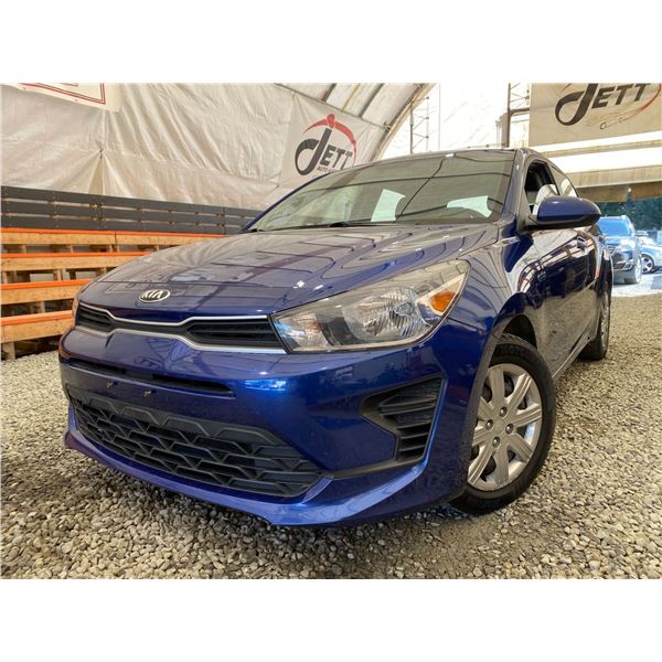 PARKSVILLE - 2021 KIA RIO BLUE 190949 KMS "REPO UNIT" - J372778