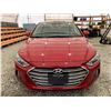 Image 6 : PARKSVILLE - 2018 HYUNDAI ELANTRA RED 174743 KMS "REPO UNIT" - J662472