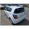 Image 14 : DUNCAN - 2015 CHEVROLET SONIC WHITE 115802 KMS - D192860