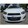 Image 3 : DUNCAN - 2015 CHEVROLET SONIC WHITE 115802 KMS - D192860
