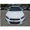 Image 4 : DUNCAN - 2015 CHEVROLET SONIC WHITE 115802 KMS - D192860