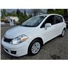 Image 3 : DUNCAN - 2012 NISSAN VERSA WHITE  165341KMS - J368666