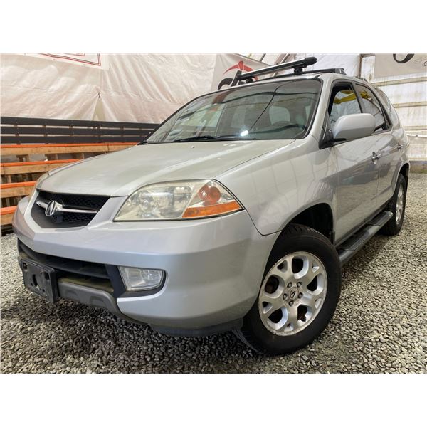 PARKSVILLE - 2001 ACURA MDX SILVER 242865 KMS - B003824