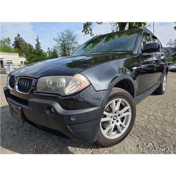 DUNCAN - 2005 BMW X3 BLACK 248398 KMS - PC45144