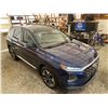 Image 10 : PARKSVILLE - 2019 HYUNDAI SANTA FE BLUE 176470 KMS - B110699