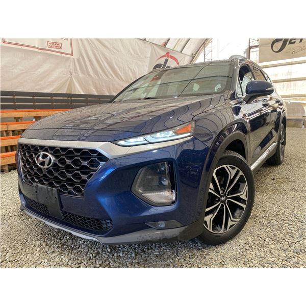 PARKSVILLE - 2019 HYUNDAI SANTA FE BLUE 176470 KMS - B110699