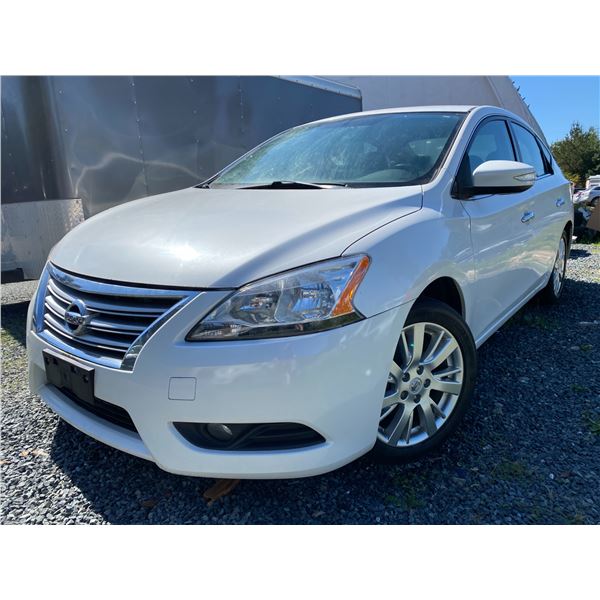 PARKSVILLE - 2014 NISSAN SENTRA WHITE 135419 KMS - B620364