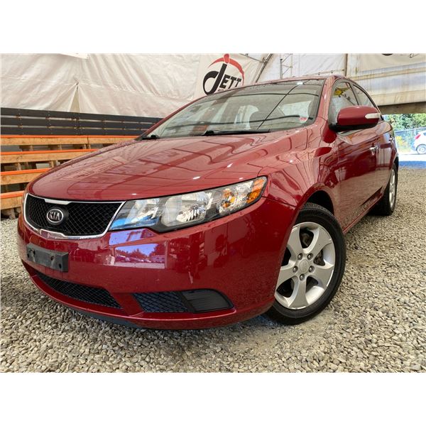 PARKSVILLE - 2010 KIA FORTE RED 157398 KMS - B054270