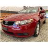 Image 2 : PARKSVILLE - 2010 KIA FORTE RED 157398 KMS - B054270