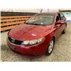 Image 3 : PARKSVILLE - 2010 KIA FORTE RED 157398 KMS - B054270