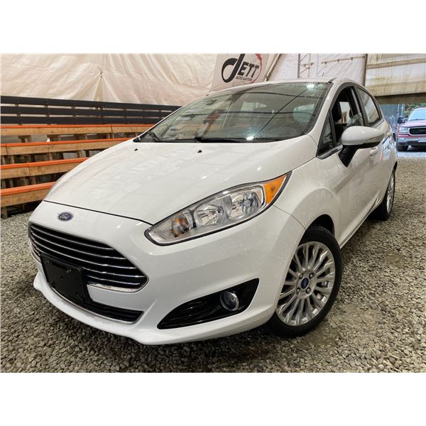 PARKSVILLE - 2014 FORD FIESTA WHITE 130049 KMS - B113145B
