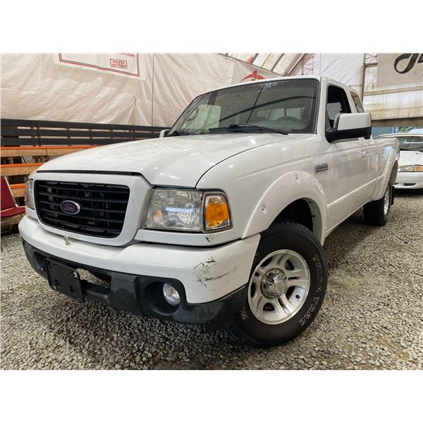 PARKSVILLE - 2008 FORD RANGER WHITE 165455 KMS - DA55308