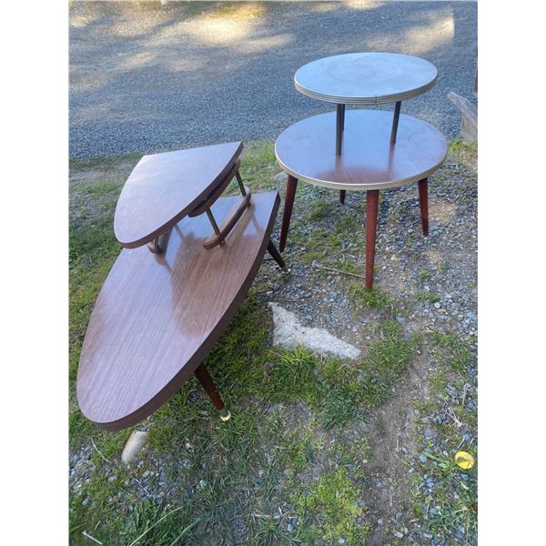 404 -- TWO UNIQUE SIDE TABLES