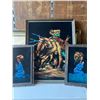 Image 1 : 410 -- 3 VELVET PAINTINGS