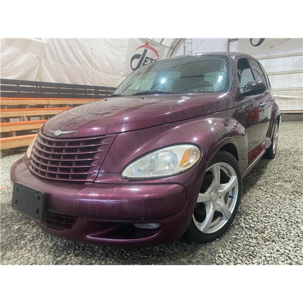 PARKSVILLE - 2003 CHRYSLER PT CRUISER PURPLE 256591 KMS "NO RESERVE" - P574199